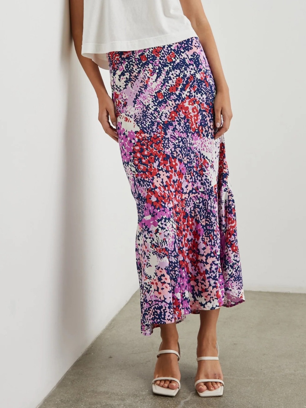 Rails Gala in Purple Gardenia Print Size Medium